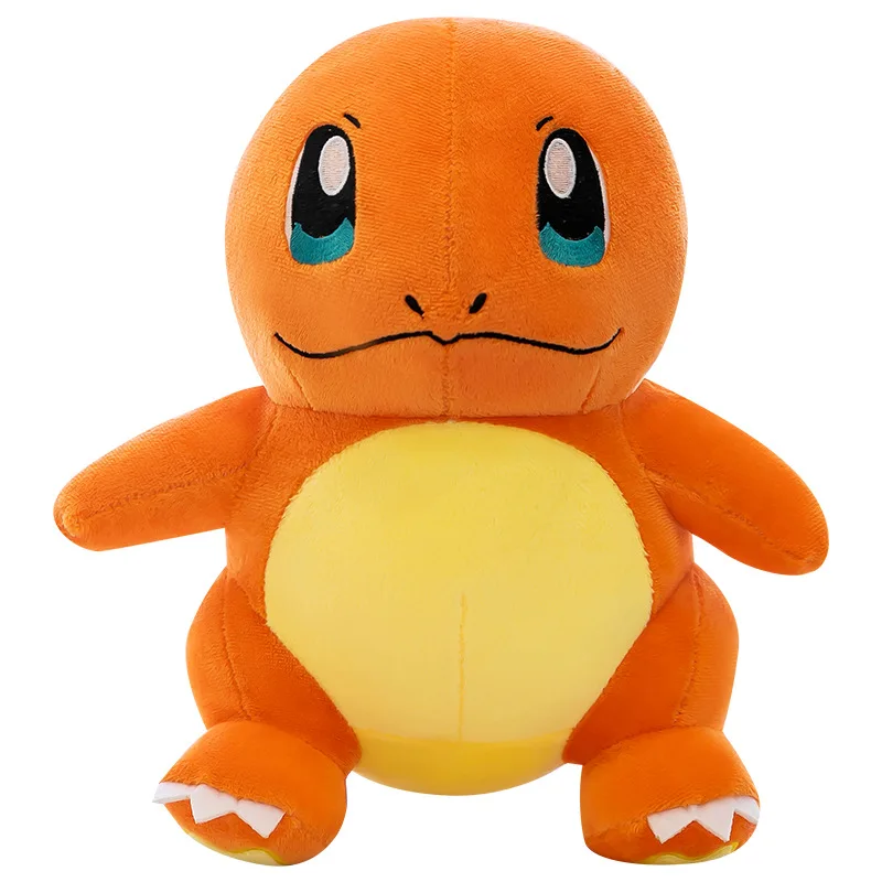 Factory Pokemoned Plush Toy Stuffed Pikachu Psyduck Eevee Squirtle Charmander Bulbasaur Stuffed Toys Doll Keychain Xmas Gift