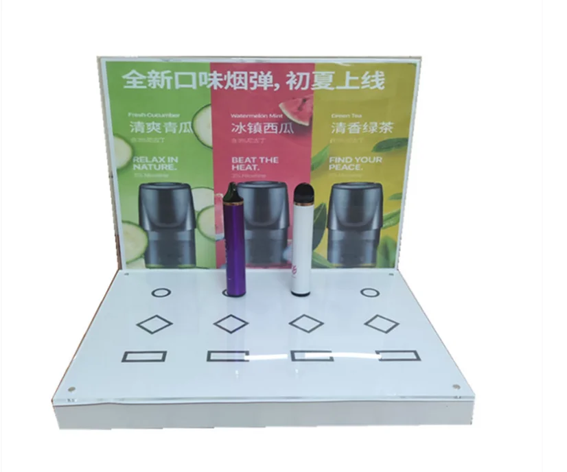 Acrylic Display Stand Rack with Customized Logo Design