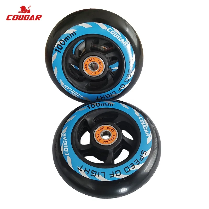 Factory Inline Skates Parts Wheel 90mm 100mm 1100mm PU 85A Speed Skating Wheels