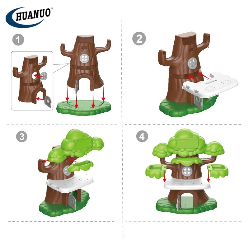 2024 Kids Newest Dinosaur Scene Toy Set DIY Dinosaur Valley Game Funny Dinosaur Figure Toys Play Set For Kid Gift