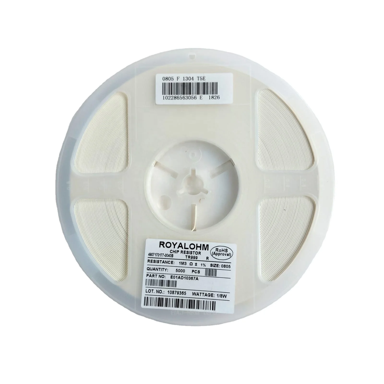 
Чиповый резистор 0805 1% 1/8W 1,01 M - 10M SMD резистор 