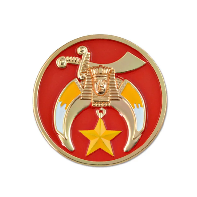 Shriners aeaonms noble O.E.S. орден Восточная звезда каменщик масонский автомобиль эмблема медаль