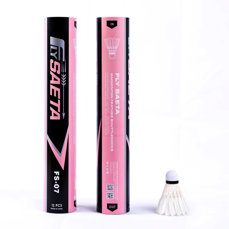 Factory Direct Wholesale Cheap Indonesia Sports Of  Level Two Duck Feather Badminton Shuttlecock Fly No.07