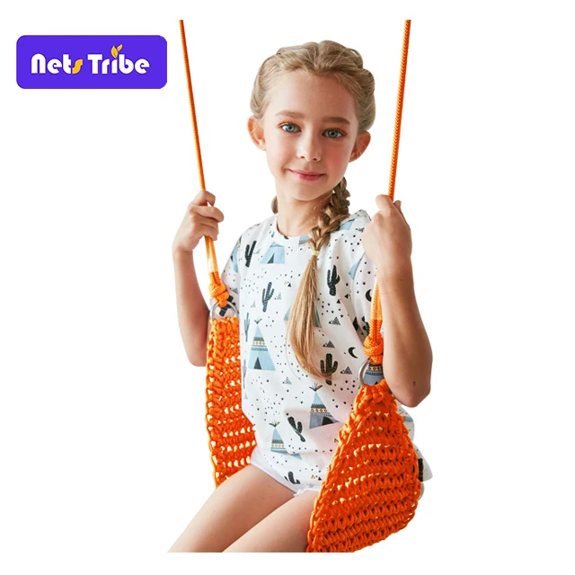Factory direct sale swings playground outdoor popular swing rope garden swing seat