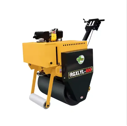 Double Drum Road Mine Roller Walk Behind Mini 500Kg Single Drum Hand Asphalt Small Tandem Rollers Compactor