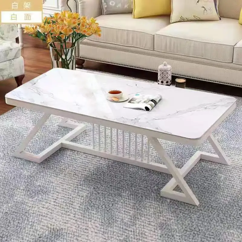 Manufacturer wholesale modern luxury customized tempered glass table top painted color marble pattern dining table coffe table