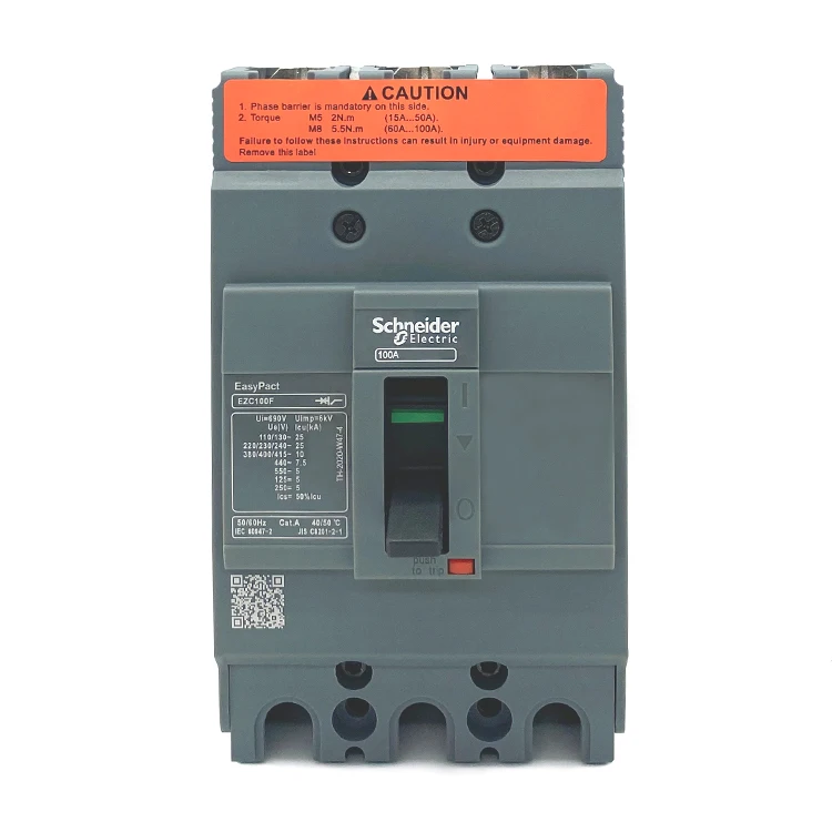 MCCB Yueqing Manufacturer 3P 63A 75A 80A EZC100F Easypact EZC Molded case circuit breaker