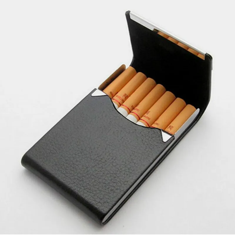 Portable open lid and carry cigarette case cigarette case metal Moisture-proof and pressure-proof for cigarette