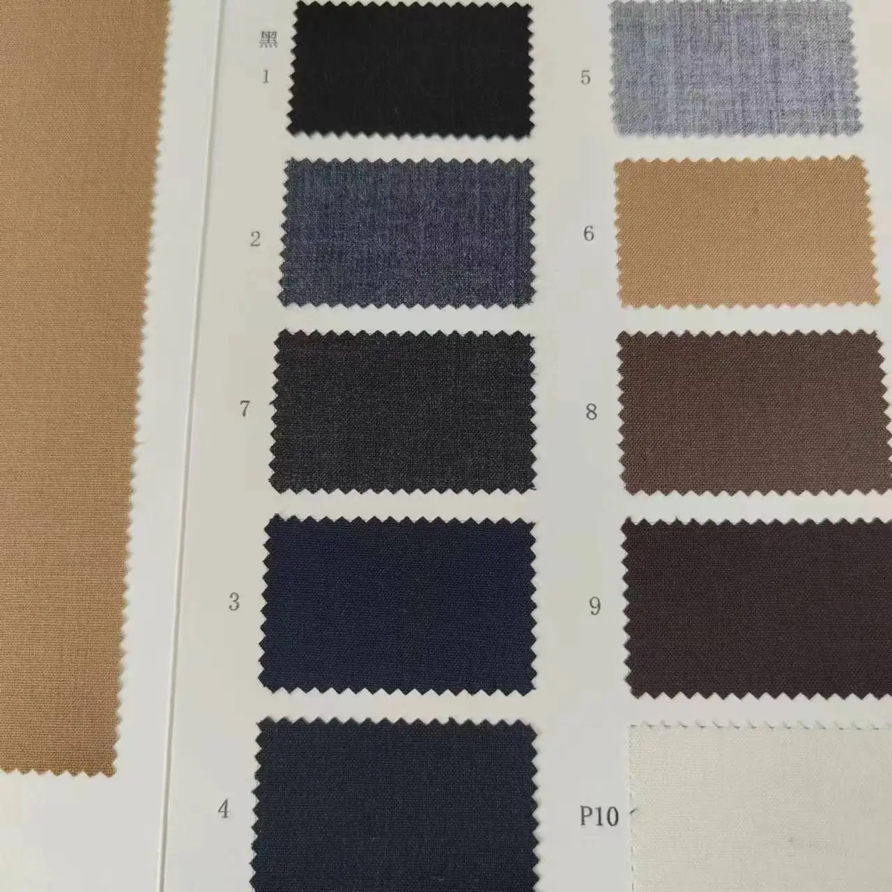 40% Wool 29% Polyester 28% viscose 275g/m spot worsted plain summer light stretch suit jacket wool fabric