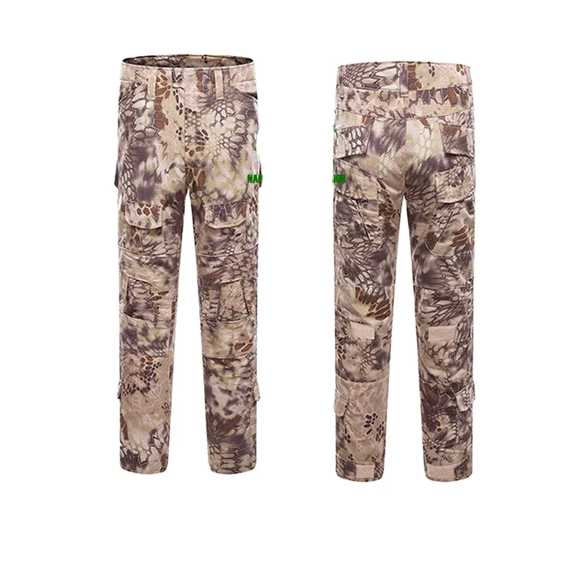 KANGO 2022 Top Sale Summer Tactical Strech Pants Outdoor Tactical Pants Blue Hiking Tactical Long Pants Print Solid Standard