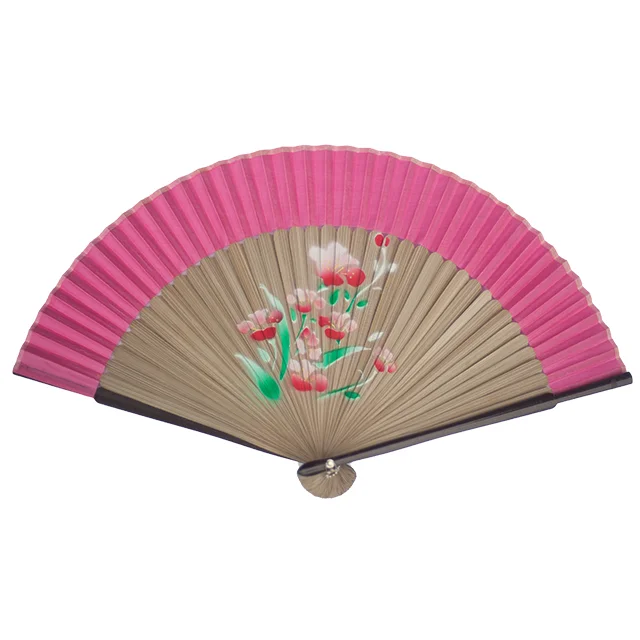 
 Бамбуковый пресс рафия металлический ручной вентилятор складной ручной вентилятор  