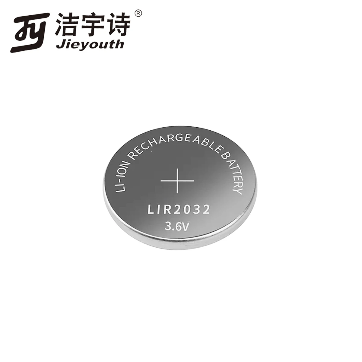 3.6V 3.7v 12mah 40mAh LIR2032 solder tab Rechargeable Button Cells Lithium Batteries lir2032 with pin Coin Battery