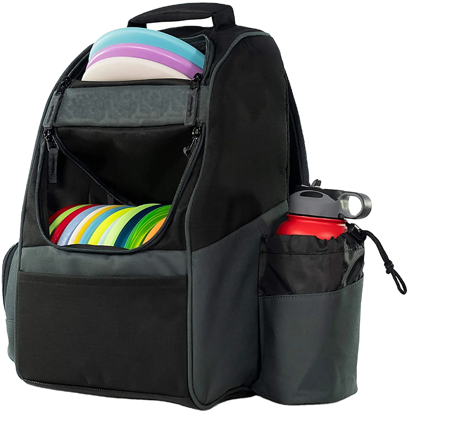 Холщовый Рюкзак для игры в гольф, сумка для игры в гольф, вмещает 25 дисков, сумка для гольфа