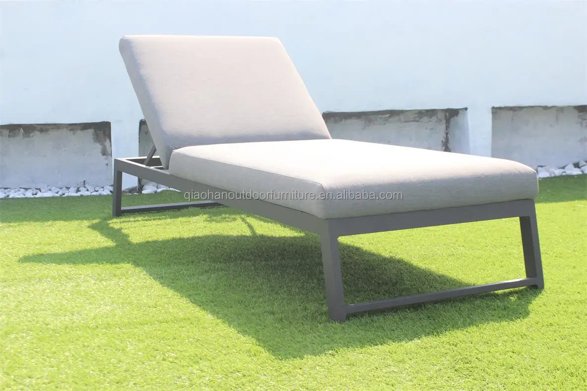 High Quality Full Aluminium Frame Outdoor Garden Furniture Patio Swimming Pool  Lounge Chair