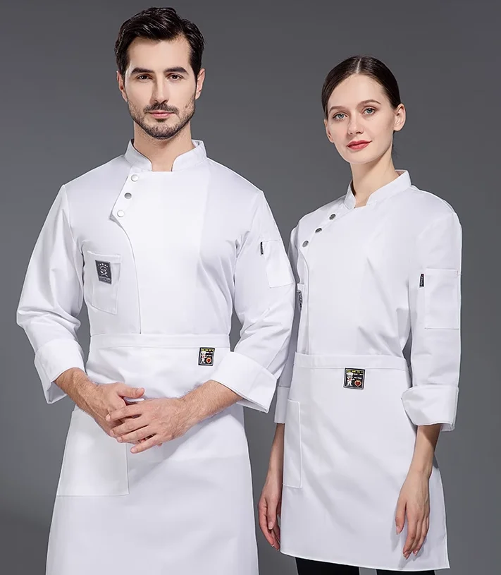 high grade unisex & waterproof  three quarter chef workwear or union for spring and autumn