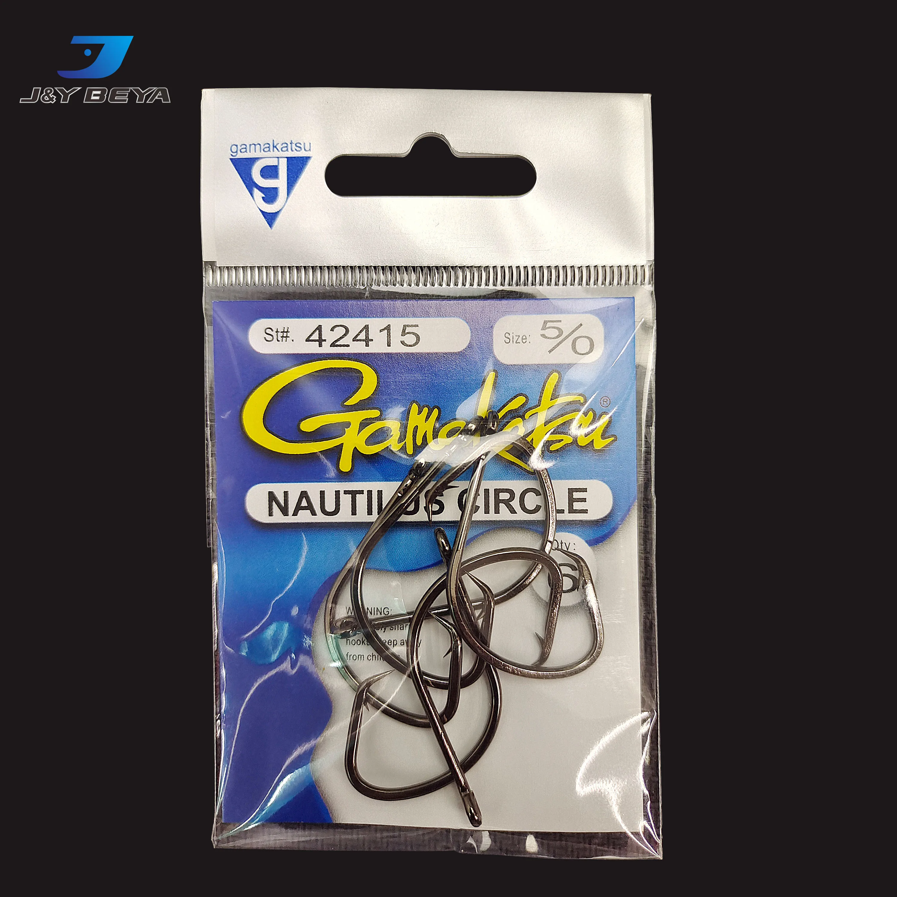 High quality salt water Barb fish hook carbon steel black fish hook