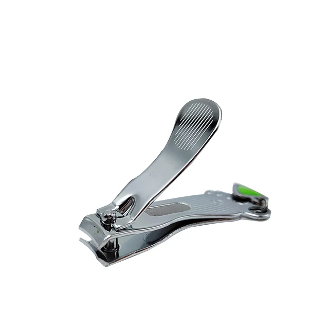 Portable the best mini silver carbon steel cute keychains fingernail cutter clippers with file