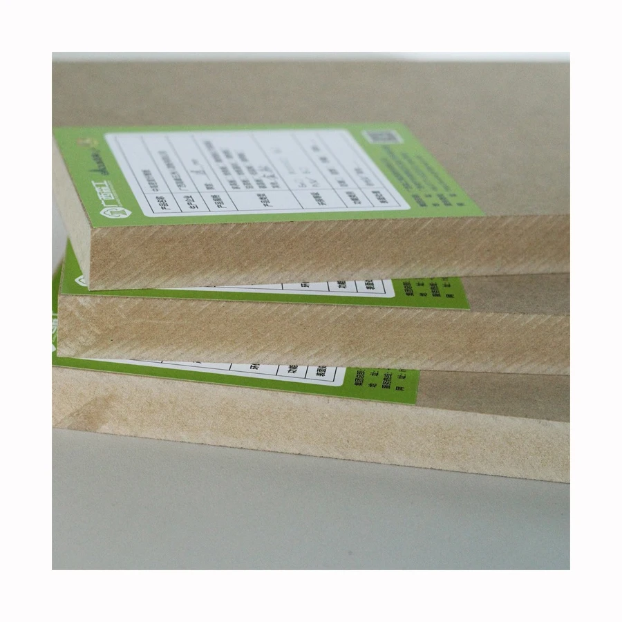 Hdf High Quality OEM Cutting Size 3mm 6mm 12mm 15mm 18mm 100% Pine Fiberboards  MDF Board for Furniture