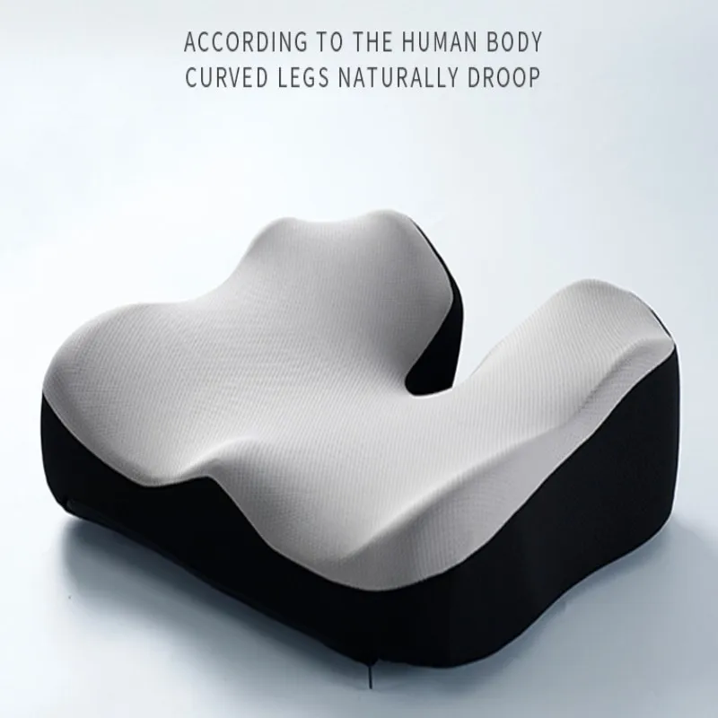 2024 New Arrival Customization Hemorrhoid Office Chair Memory Foam Seat Cushion Breathable Comfortable Car Butt Seat Cushion