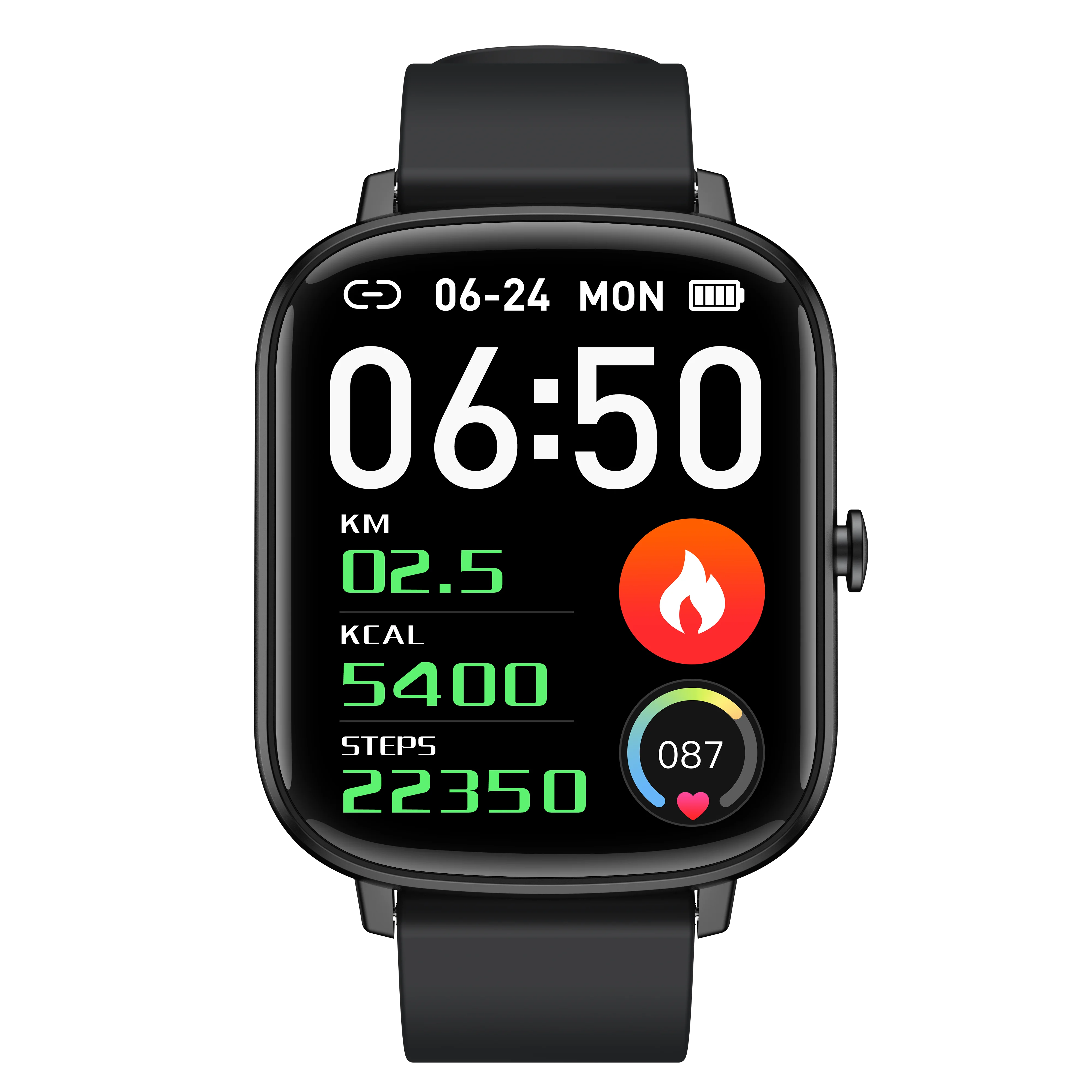 IP68 waterproof smart watch P55 smart bracelet 24H heart rate blood pressure blood oxygen sleep weather