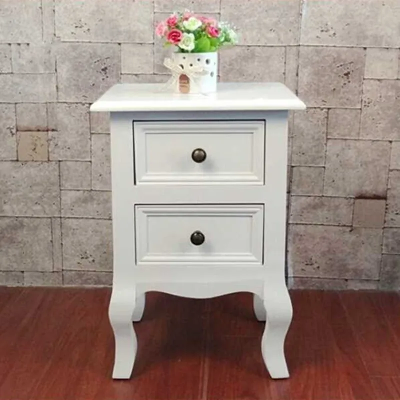Bedside Storage Unit Cabinet Bedroom Nightstand 2 Drawer Table chest of drawers for bedroom