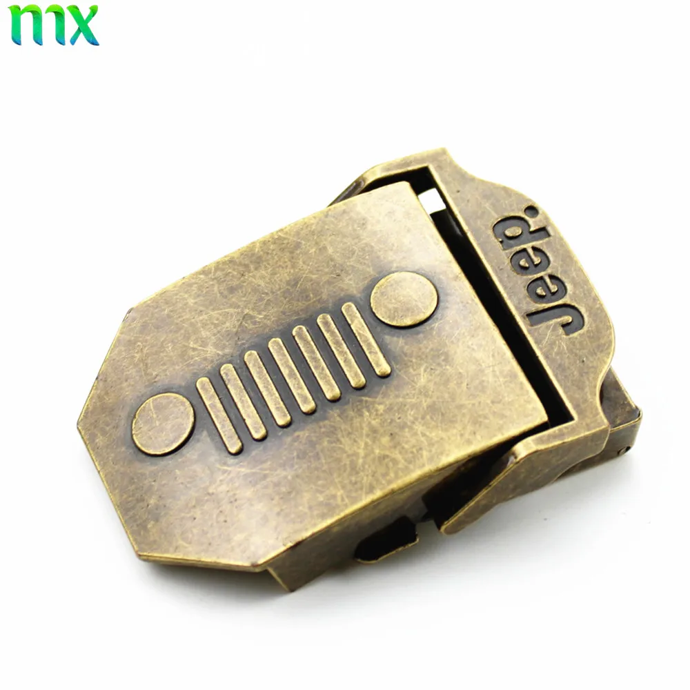Custom Fashion Antique Men Smooth Metal Canvas Belt Buckle