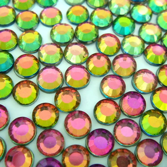 Wholesale Pink Chinese HotFix Rhinestone HotFix One Cut Face Rhinestone For Handbag