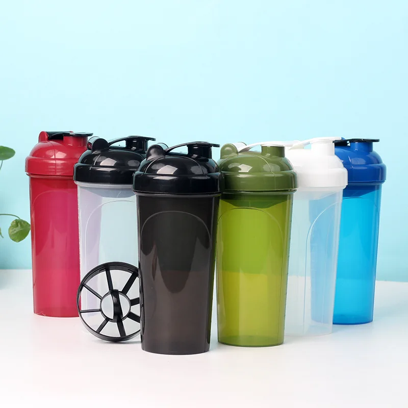 Doyoung Custom Logo BPA Free Plastic 16oz 25oz Shaker Cup Protein Shake Sports Gym Protein Shaker Bottle