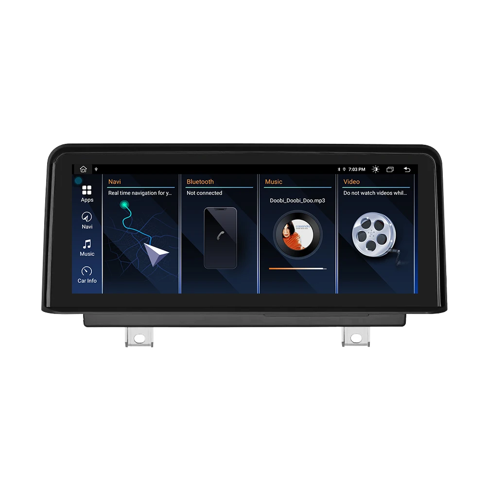 10 25 дюймов Android 13 мультимедийный плеер Carplay F30 обновление экрана для системы BMW NBT