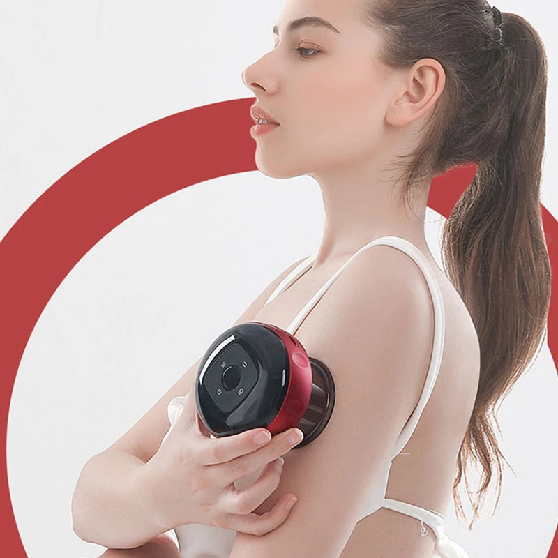 Rechargeable Smart Cupping Cups Therapy Massager Device Electric Vacuum Heated Cupping Cupping Machine