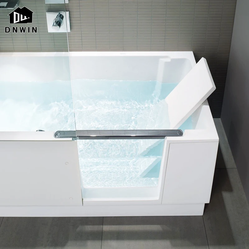 New Design Indoor Modern Massage Spa Freestanding Bathtub Acrylic Whirlpool Massage Bath Tubs