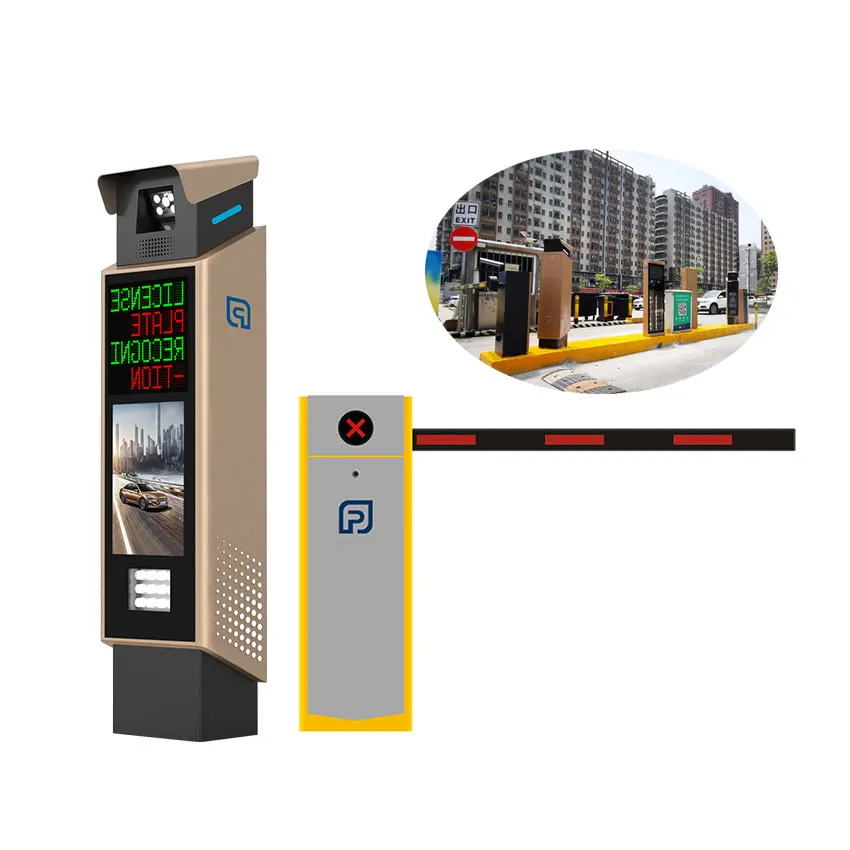 Hot Sale Automatic Car Parking System Barrier Gate Straight Barrier Access Control Motor Power Security Parking Barrier