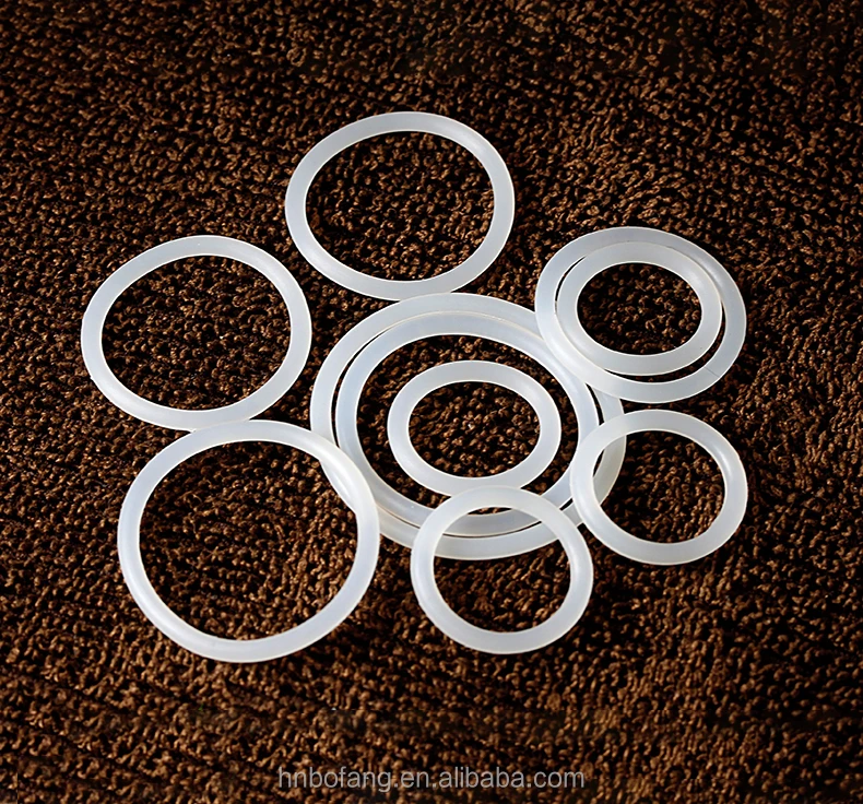 8 mm Cross Diameter Low Temperature Resistant Leak-proof Rubber Silicone O Ring