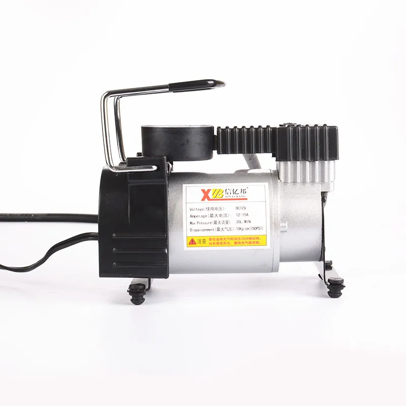 Metal Air Compressor DC12V Auto Air Pump For Vehicle Tyre Tire Inflator Portable Mini Pump