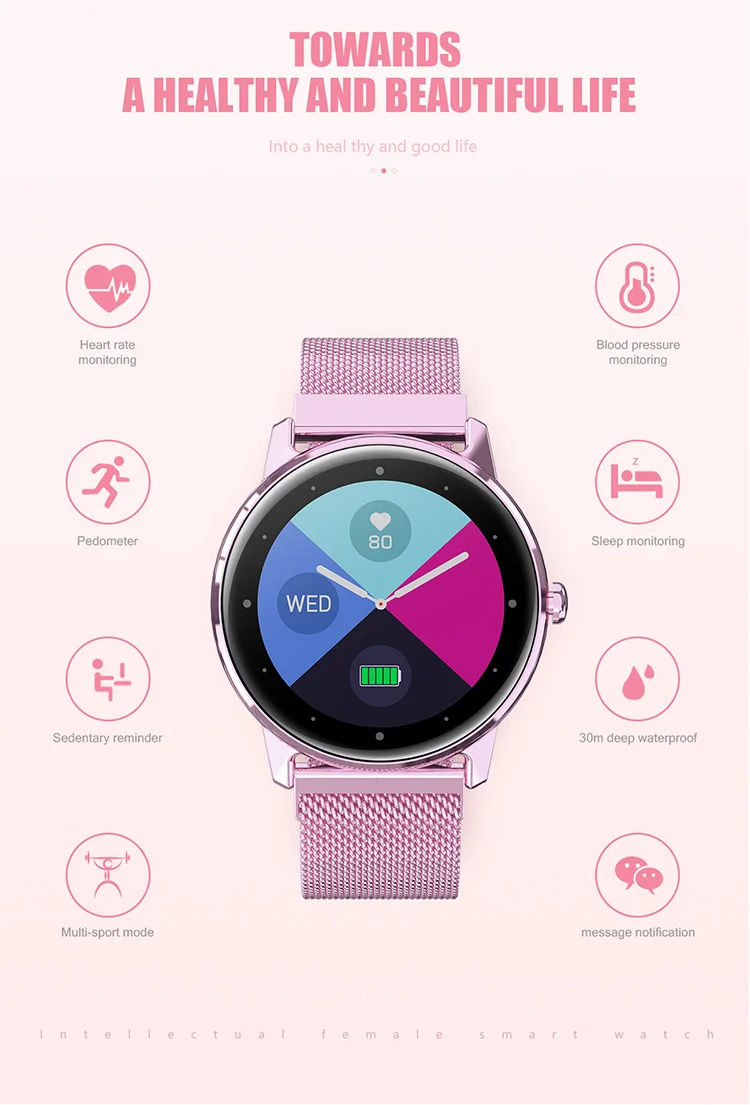 
Hot New Products Magnetic Suction Charging Exercise Time Online Watch Turn Over Your Wrist 