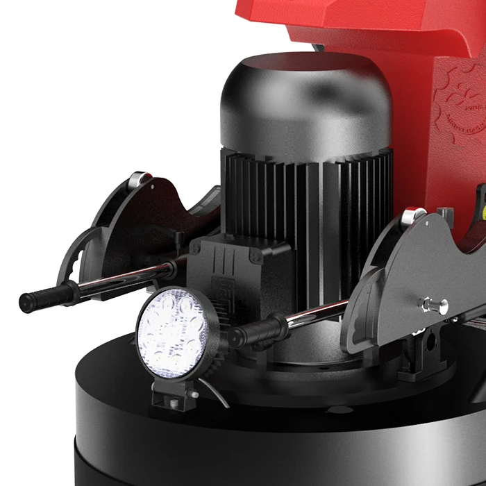 850LE Heavy Duty 380V-440V 3P 50/60HZ 4 Discs 12 Heads Auto Remote Control Concrete Floor Grinder