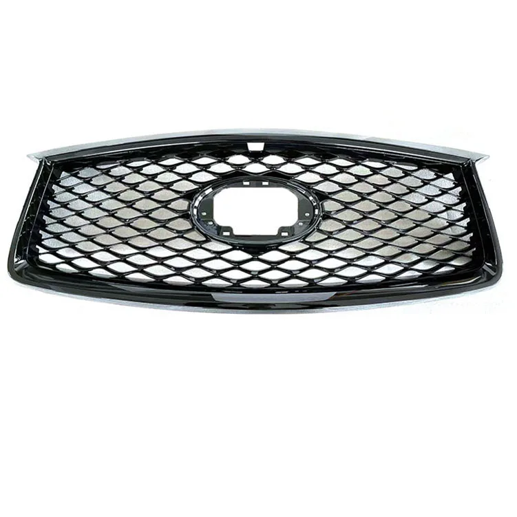 Car Body Kit Auto Parts Grille for Infiniti QX50 2018-2022 OE 62310-5NA3A Blk Gloss Black W/C Gloss Black Frame  W/C PDC Hole