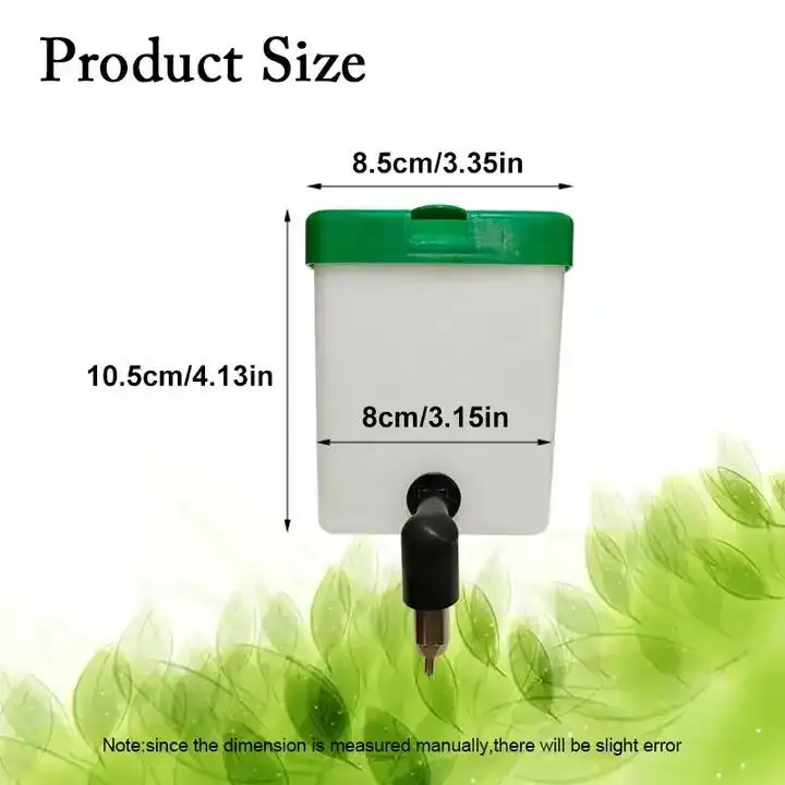 Plastic Square Nipple Drinker Wall Mounting Bracket/Chick Nipple Drinker Wall Bracket For 1L and 500 ML White Waterer Box