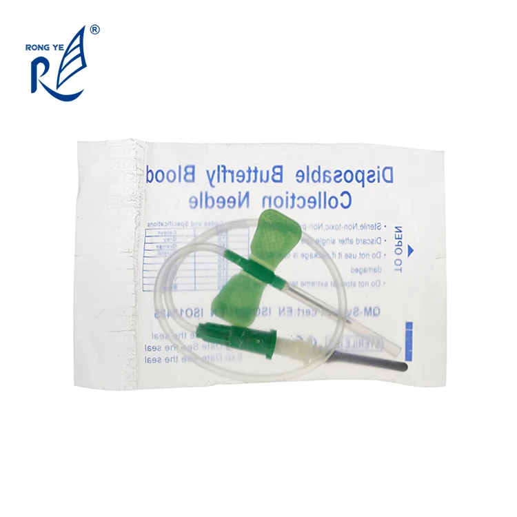 Butterfly blood collection needle 16g 18g 19g 20g 21g 23g needle butterfly