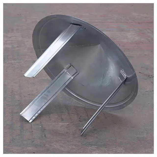 HVAC system spiral duct roof umbrella cowl galvanized steel duct fitting