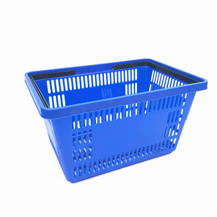 21L PP Materials Hand Basket Plastic Supermarket Fruit Store Shopping Basket