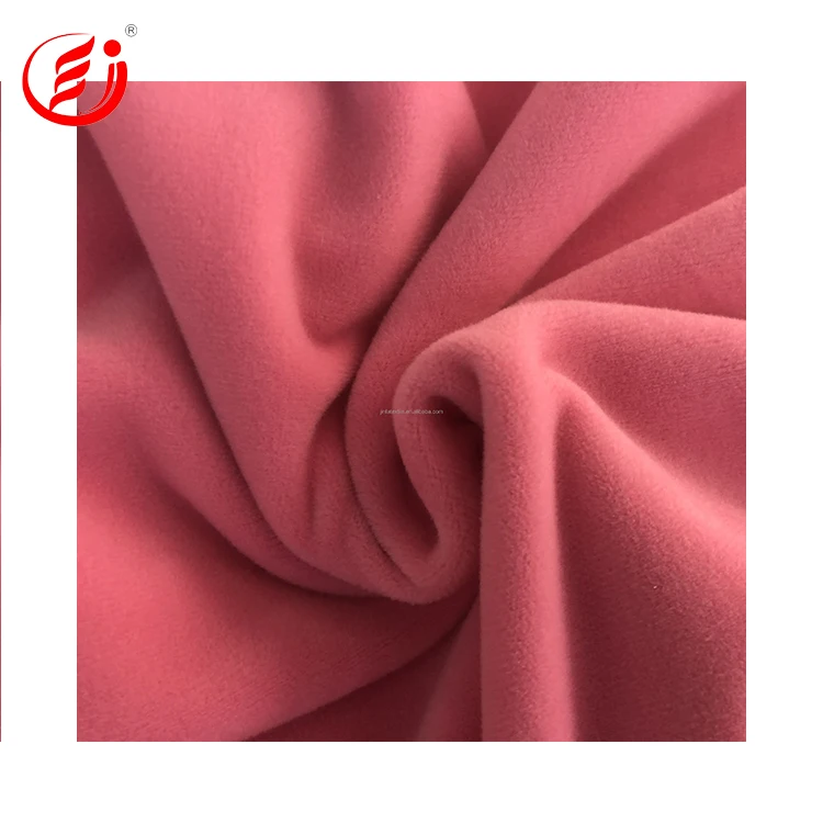 Wholesale 100% polyester super soft velour velvet fabric printed knitting velvet warp knitted fleece fabric for garment