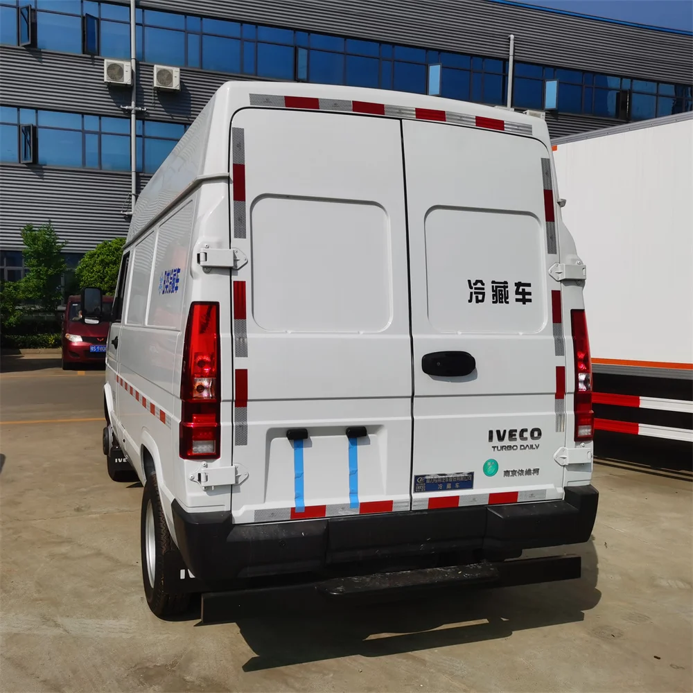 Hot 4*2  3  tons light refrigerated  Van Truck FOR SALE VAN BOX length 4200 to 9600 mm