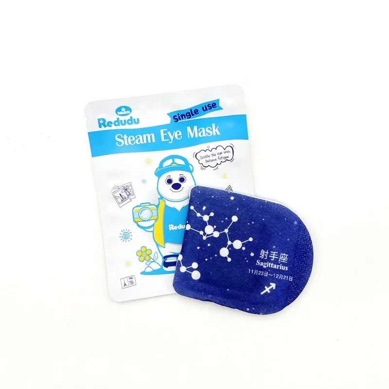 Soothing Warm Disposable Herbal Relieve Fatigue Hot Steam Eye Mask Heated Eyepatch