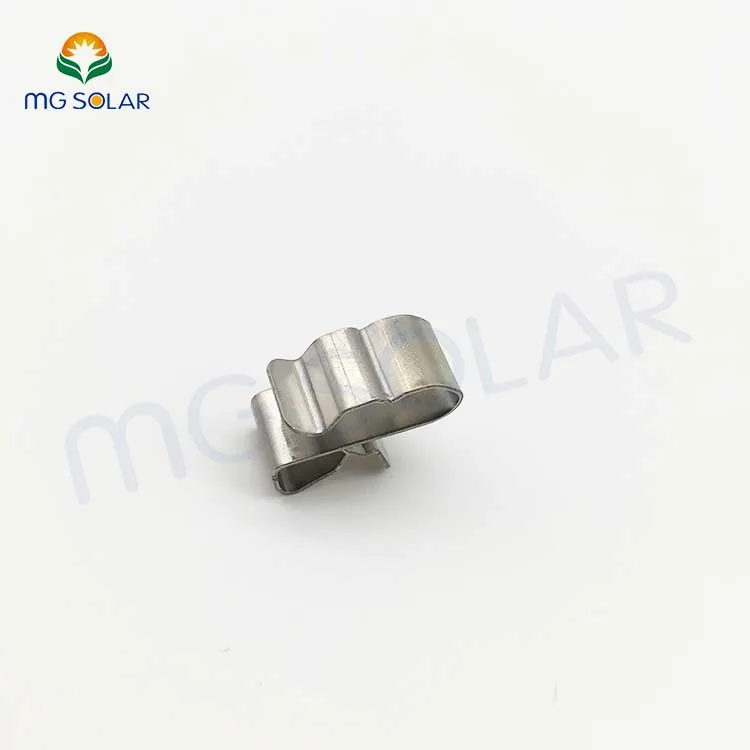 Stainless Steel Solar Pv Cable Clips Grounding System Fixing Cables on Panels