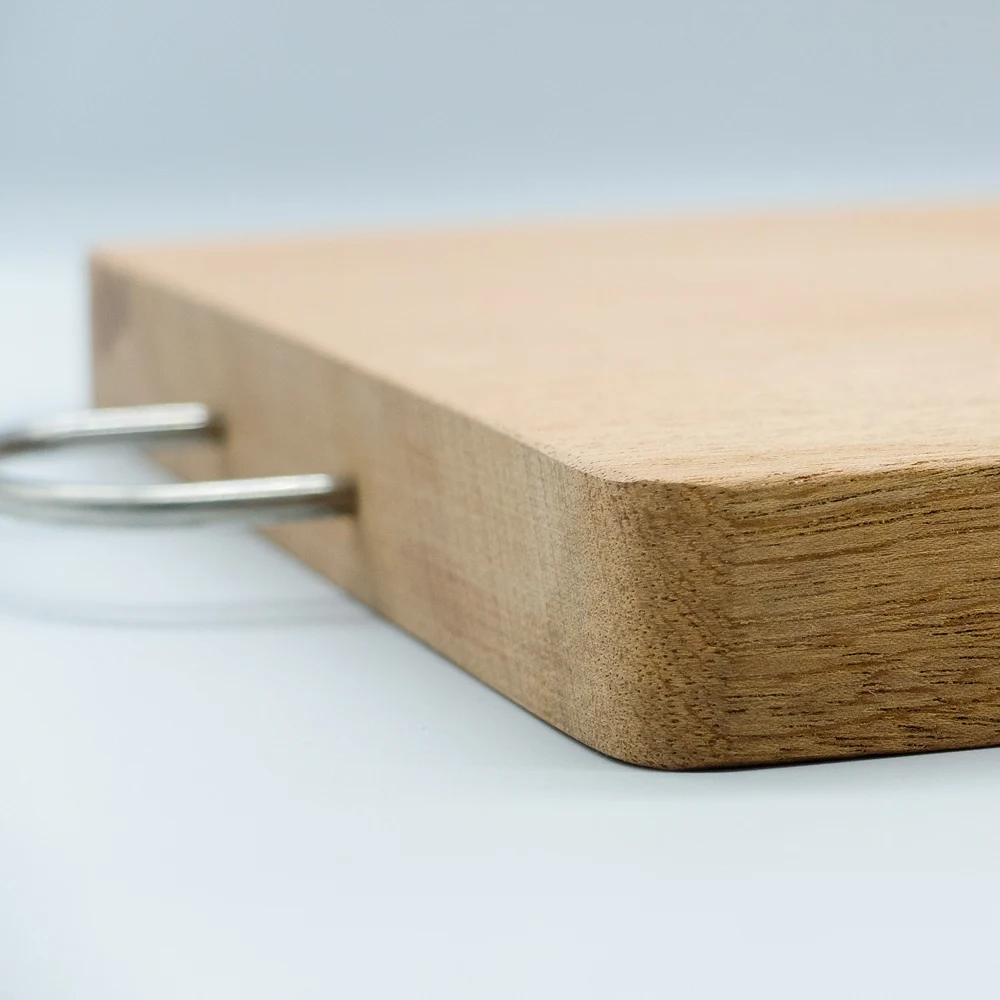 Aesthetic Luxury Wholesale Non Slip Unfinished Antique Stand Raw Red Beech Wood Food Cheese Serving Cutting Board with Handle