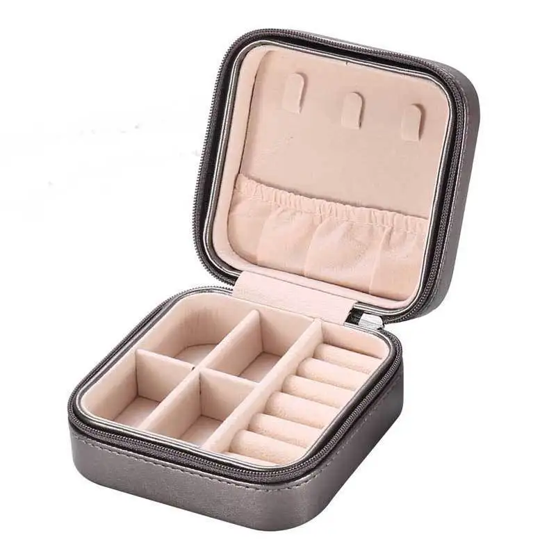 Casual Portable Multifunctional Jewelry Storage Box for Earrings and Rings Summer Accessory Case