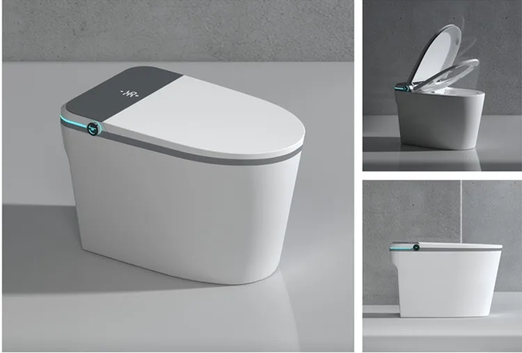 Modern European Bathroom Hanging Intelligent Wc Toilet Set Automatic Flush Wall Hung Smart Toilet with Bidet