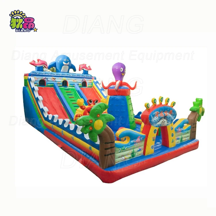 Hot Sell Jumping Castle Inflatable House Castles Assault Course Big Bouncy