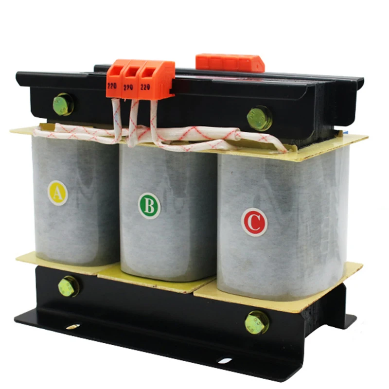 3-фазный изолирующий повышающий понижающий трансформатор 220 В 380 В 300 ВА изолирующий трансформатор